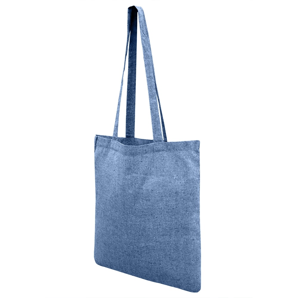 Сумка для покупок Caravan Recycled Melange 140 г/м², Синий-2