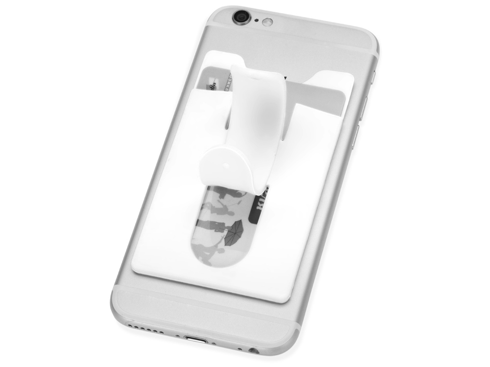 Футляр для кредитных карт Покет, белый-2