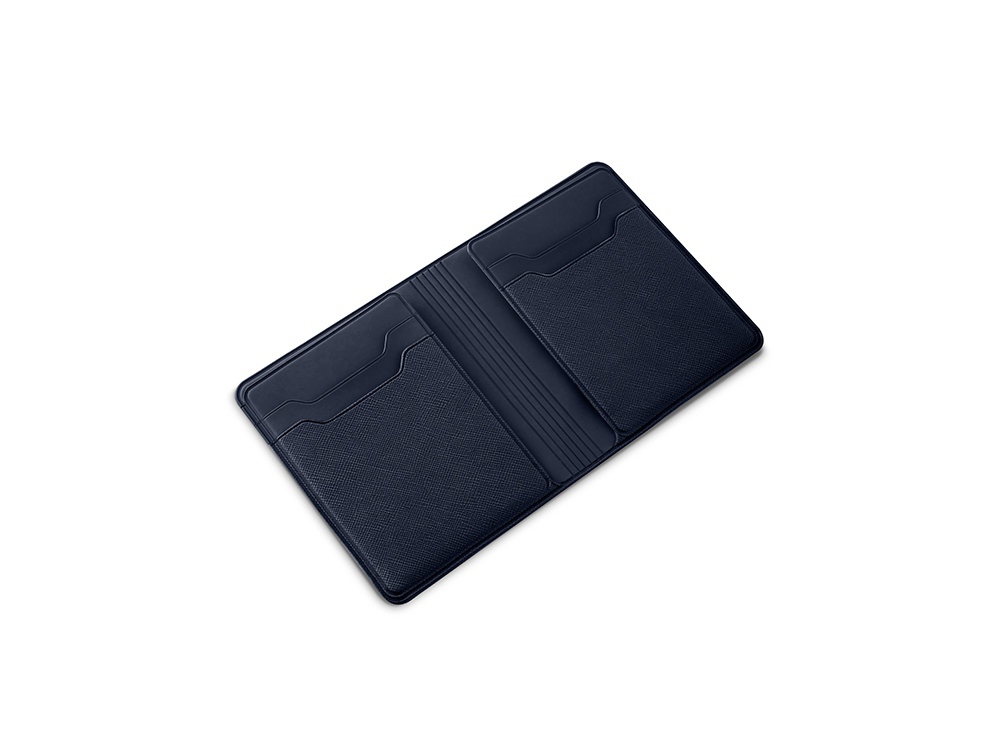 Картхолдер с отделением для бумажных денег Favor, темно-синий-2