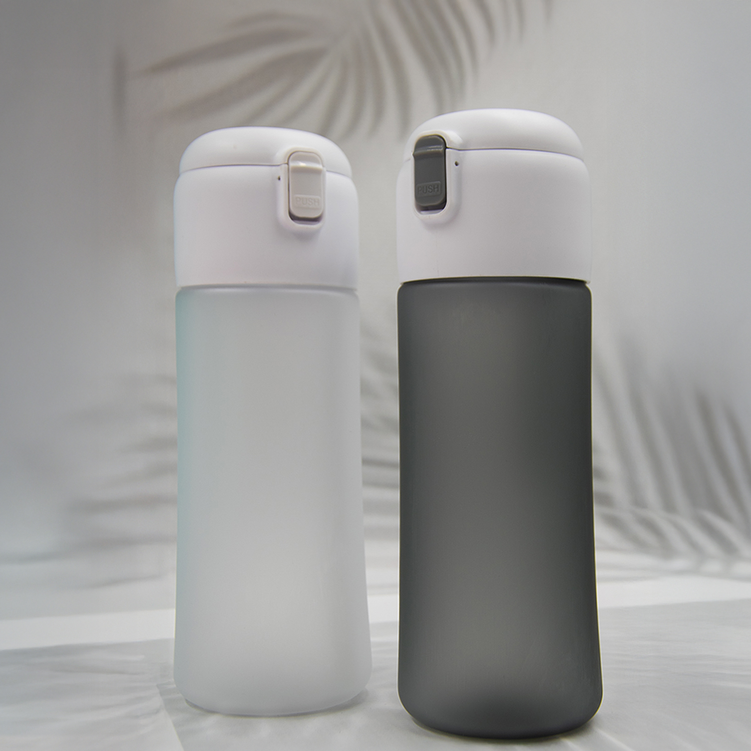 Бутылка для воды AqualityMate (серый)-8