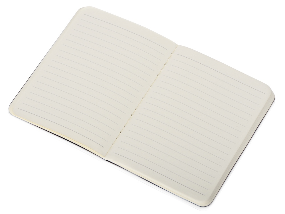 Блокнот A6 Stitch в линейку, черный-1