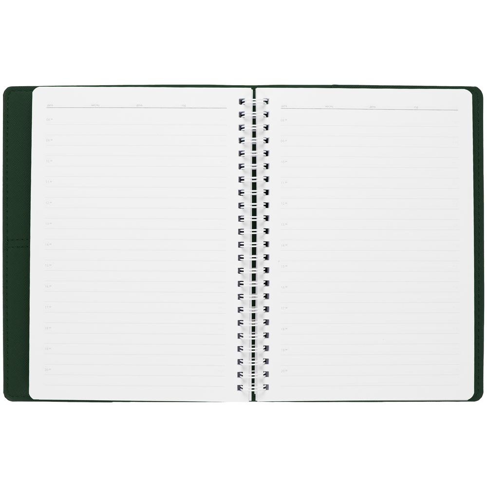 Ежедневник Spring Touch, недатированный, зеленый-2