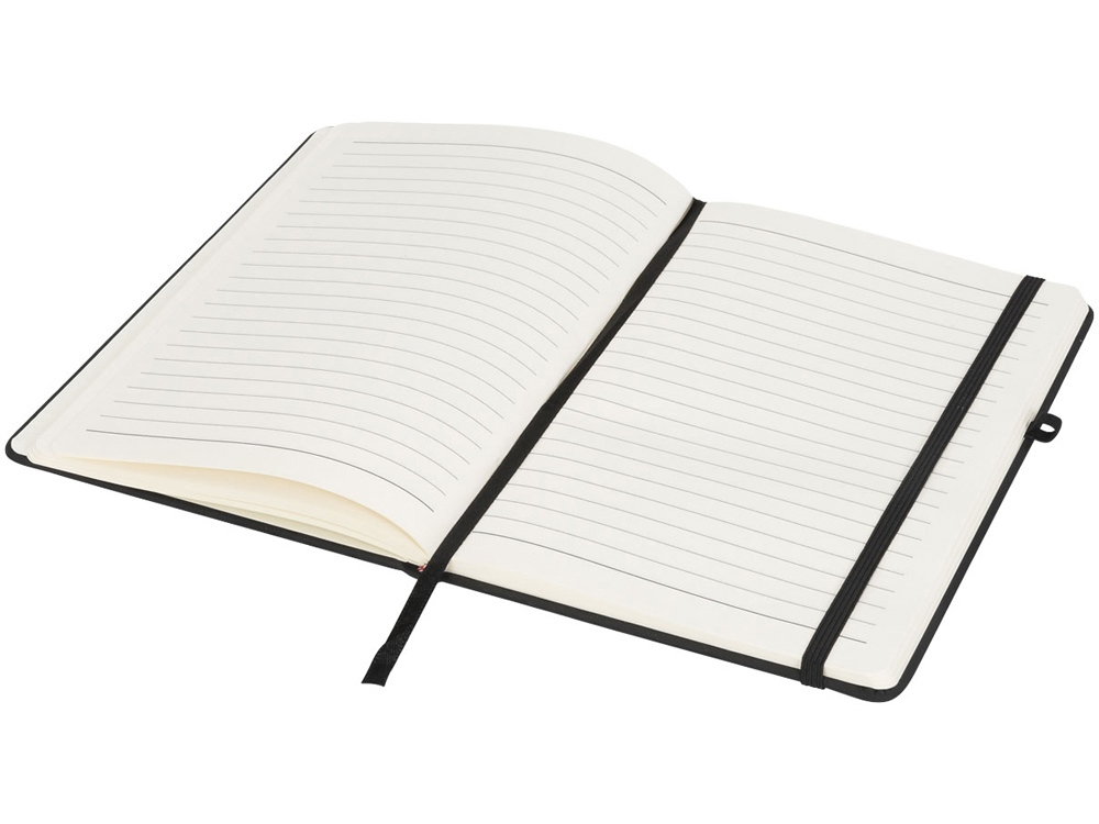 Блокнот Noir среднего размера, черный-3