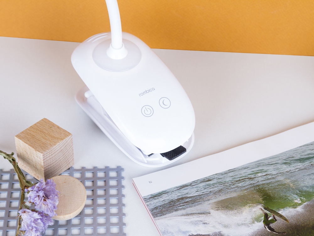 Настольная лампа Rombica LED Clamp, белый-6