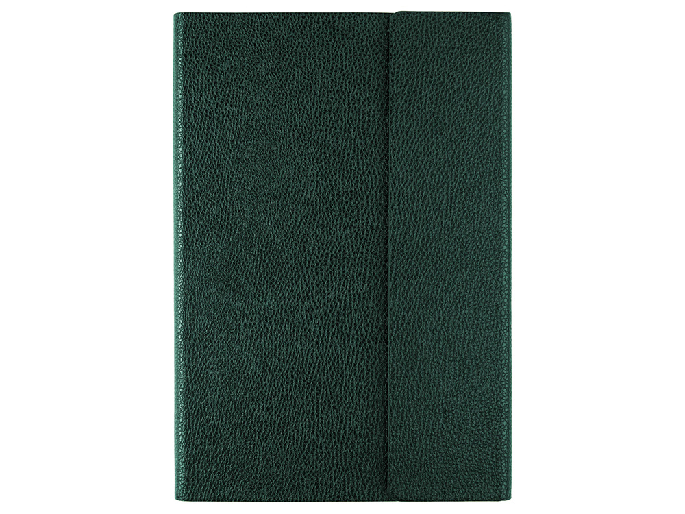 Ежедневник недатированный с магнитным клапаном А5 Venezia, зеленый-1