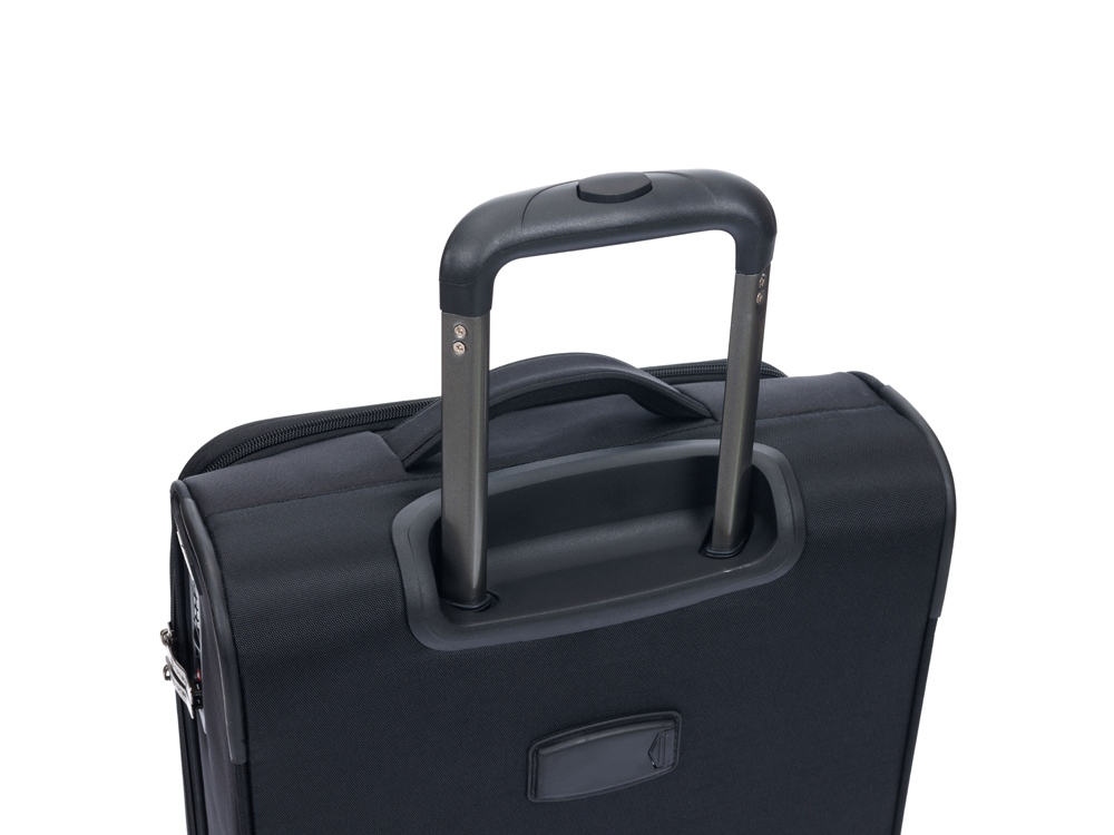 Чемодан TORBER Seyd, чёрный, нейлон 600D, 36,5 х 14 х 54 см, 32 л-4