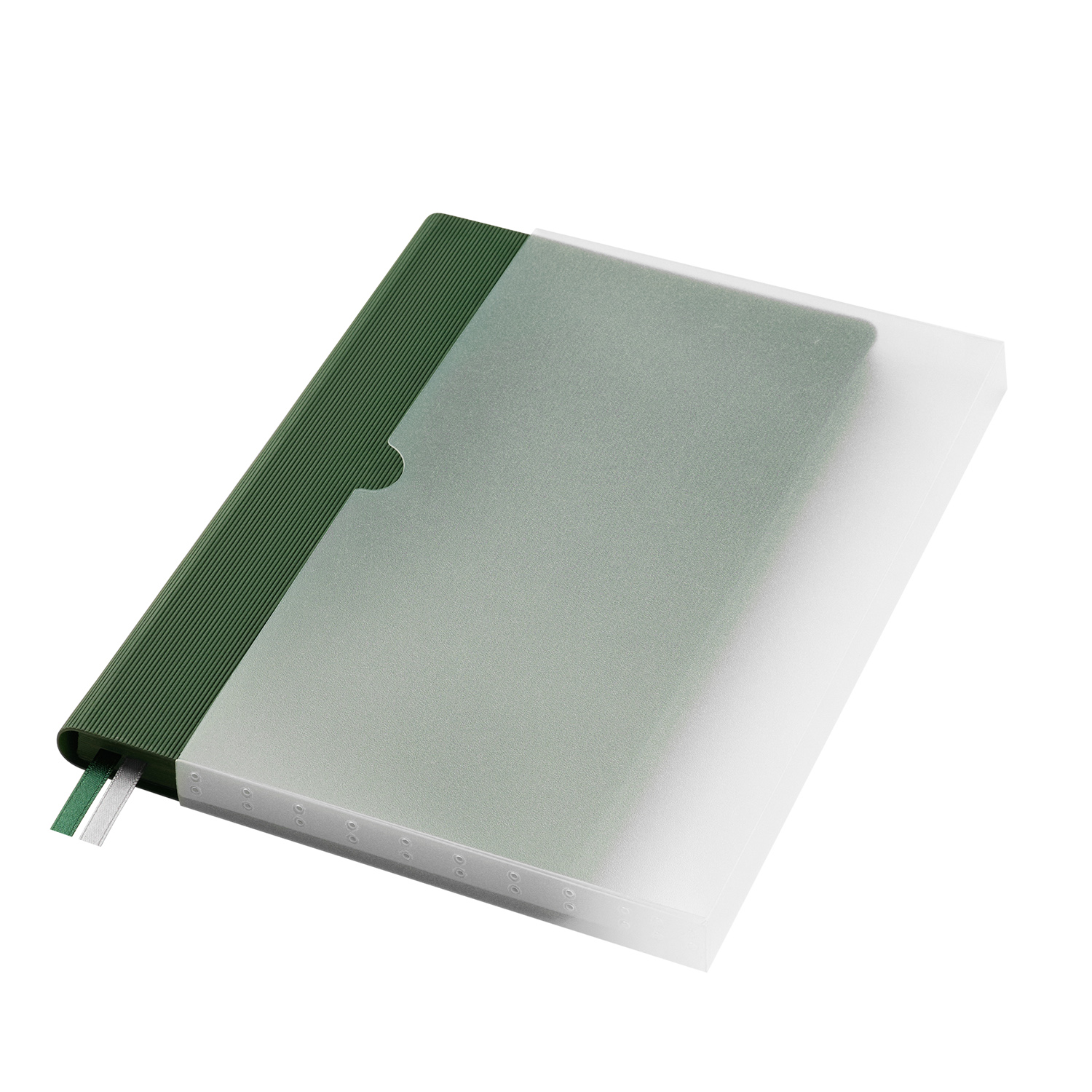 Ежедневник Рейн (Rain) недатированный, зеленый-7