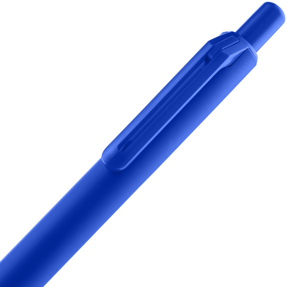 Ручка шариковая Cursive Soft Touch, синяя-2