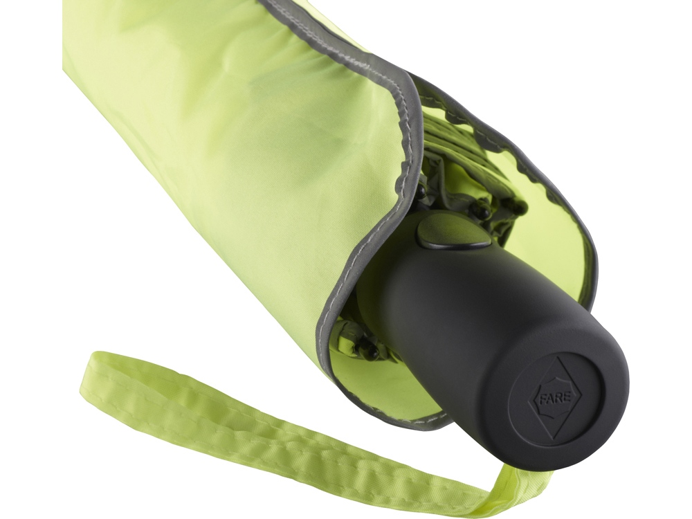 Зонт складной 5547 Pocket Plus полуавтомат, неоновый желтый-5