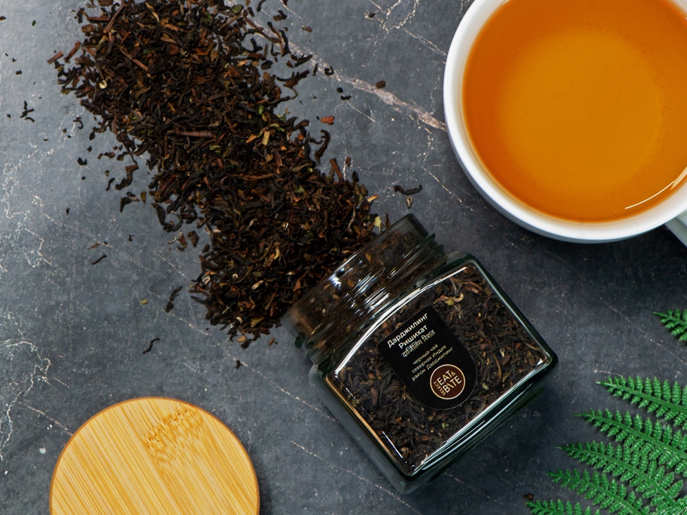 Чай черный, серия Ceremony, Дарджилинг ришихат (Северная Индия), стеклянная банка-5