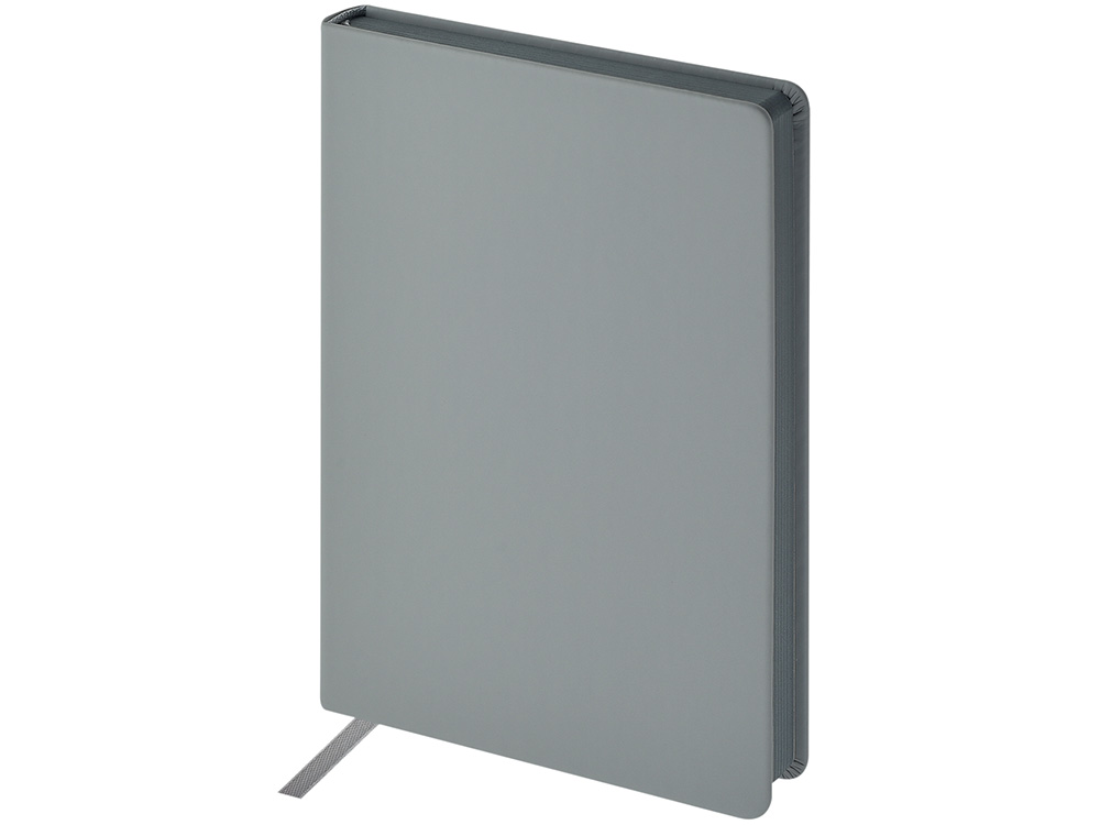 Ежедневник А5 Megapolis Color New soft-touch, светло-серый-2