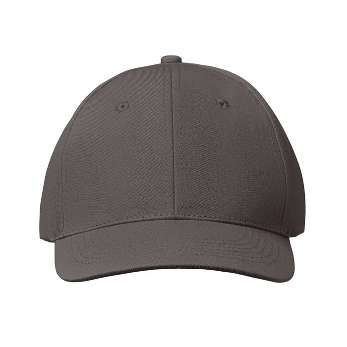 6 panels baseball cap, каменный серый-4