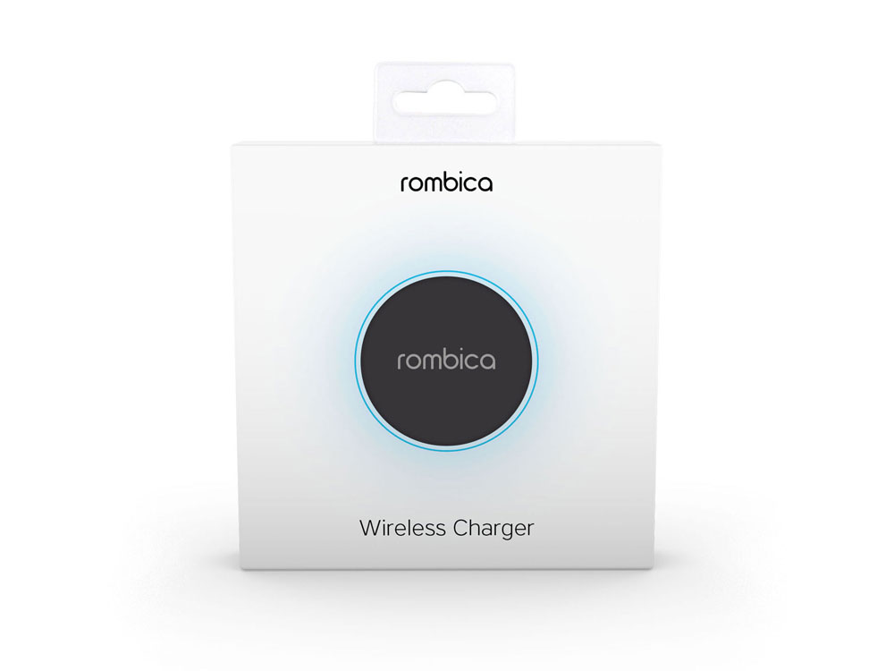 Беспроводное зарядное устройство Rombica  NEO Core Quick c быстрой зарядкой, черный (с лого)-3