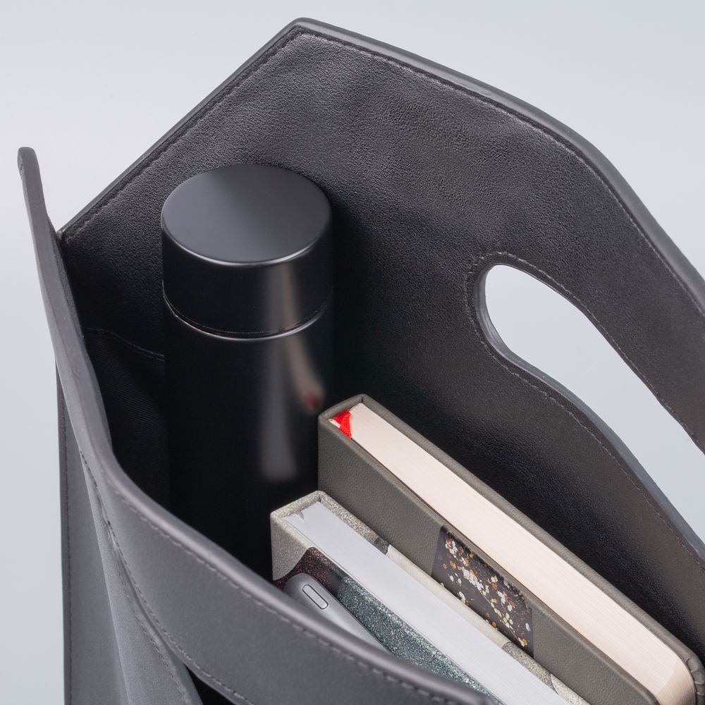 Термобутылка Metropolis, черная-4