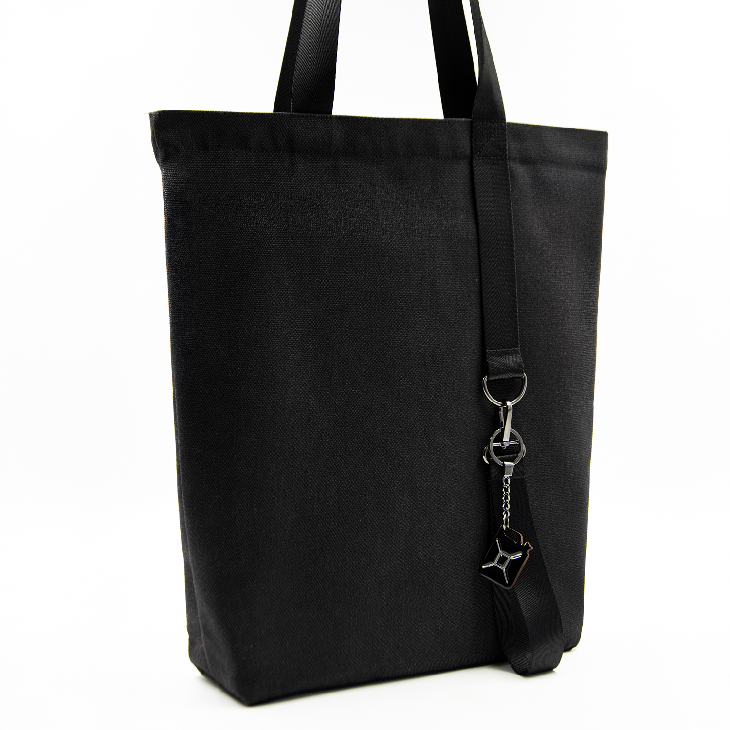 Шоппер/рюкзак Superbag Transformer, с молнией и двумя отделениями (черный)-3