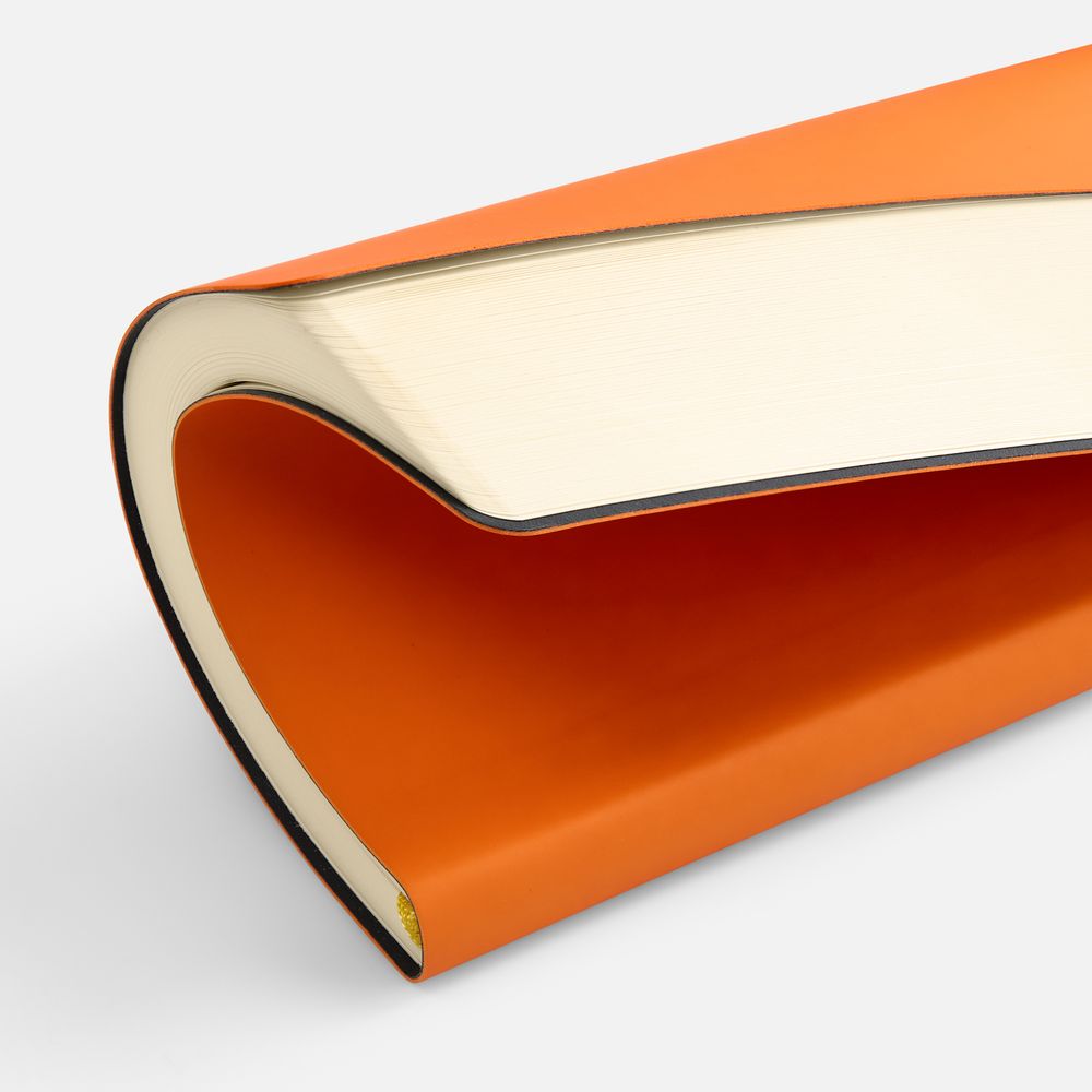 Ежедневник Flex Shall New, недатированный, оранжевый-3