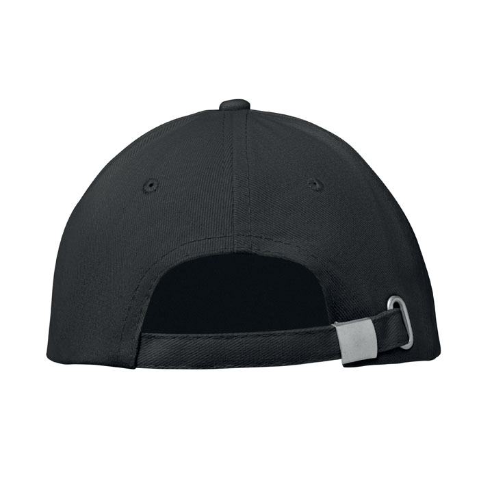 6 panel baseball cap, черный-1