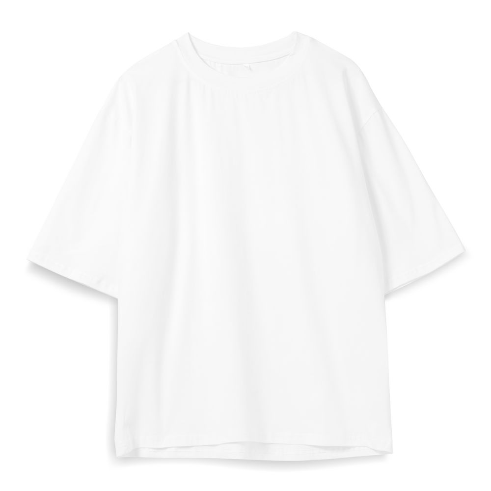 Футболка оверсайз унисекс Base Space, белая-1