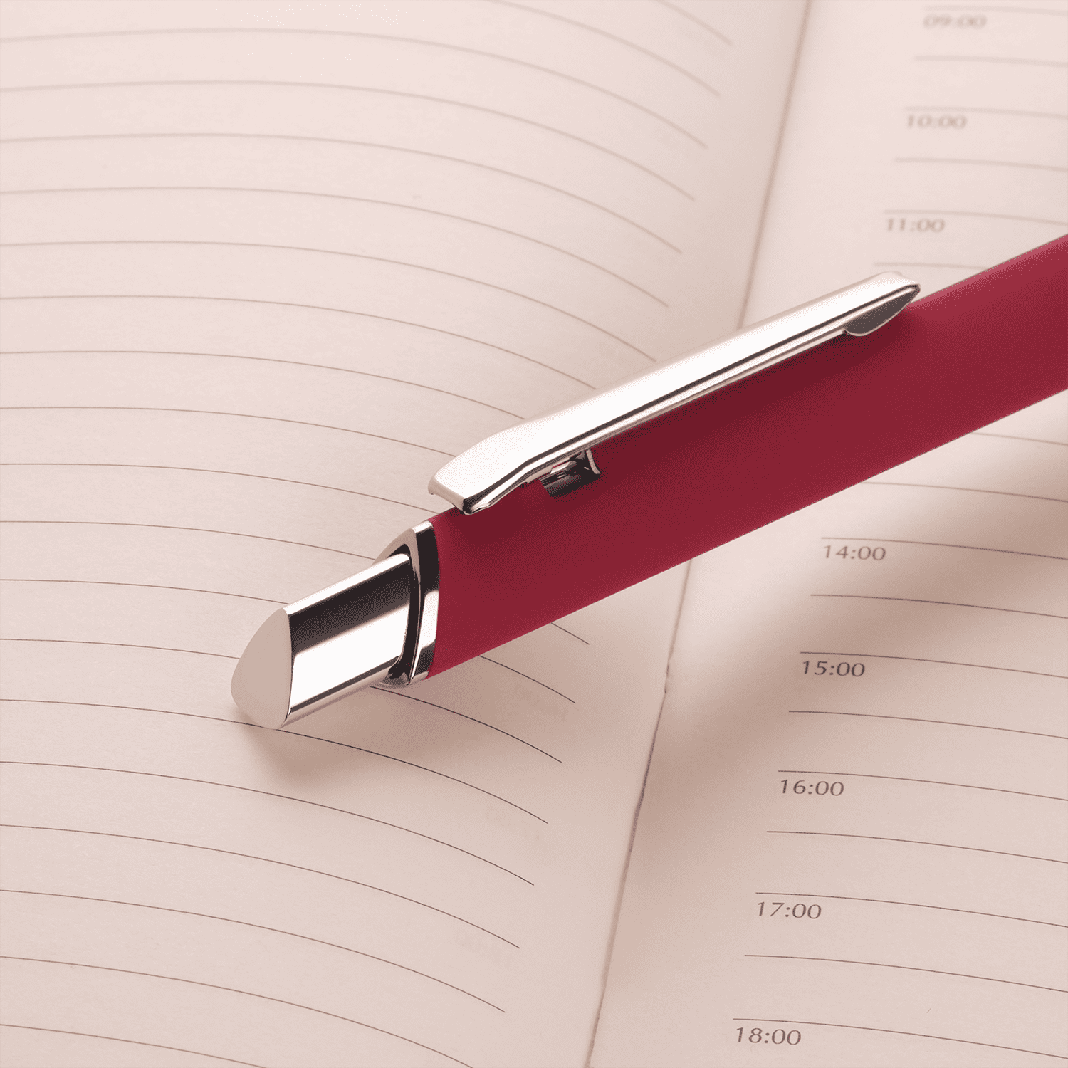 Шариковая ручка Пирамид Нео (Pyramid NEO), красная-4