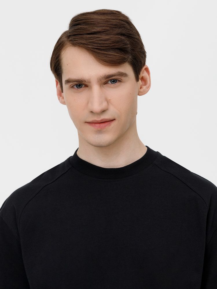 Футболка оверсайз унисекс Sideline, черная-6