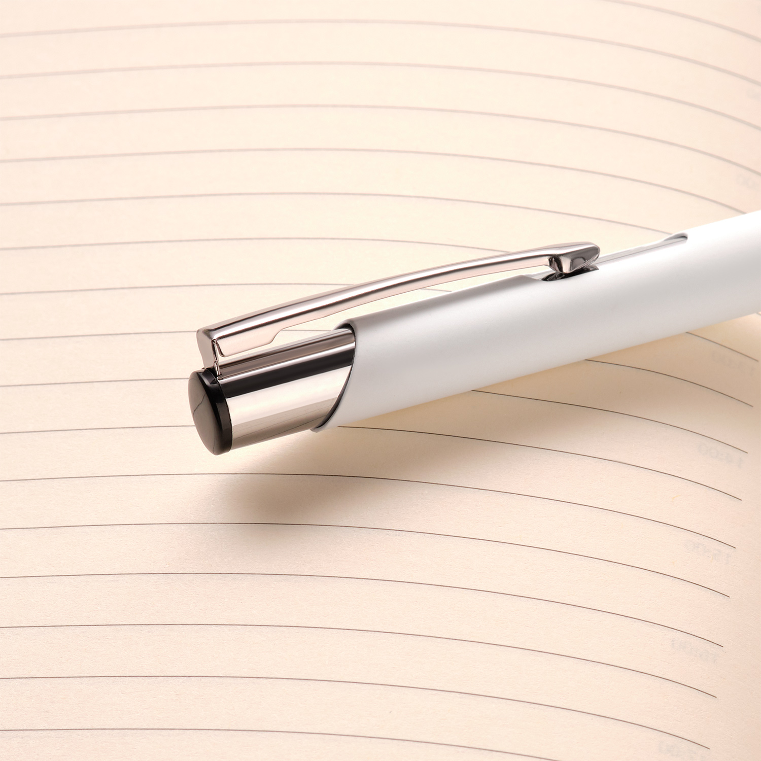 Шариковая ручка Альфа (Alpha), белая-4