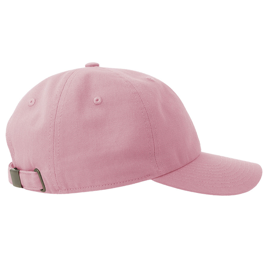 Бейсболка DAD HAT-S, 6 клиньев, металлическая застежка, розовый-6