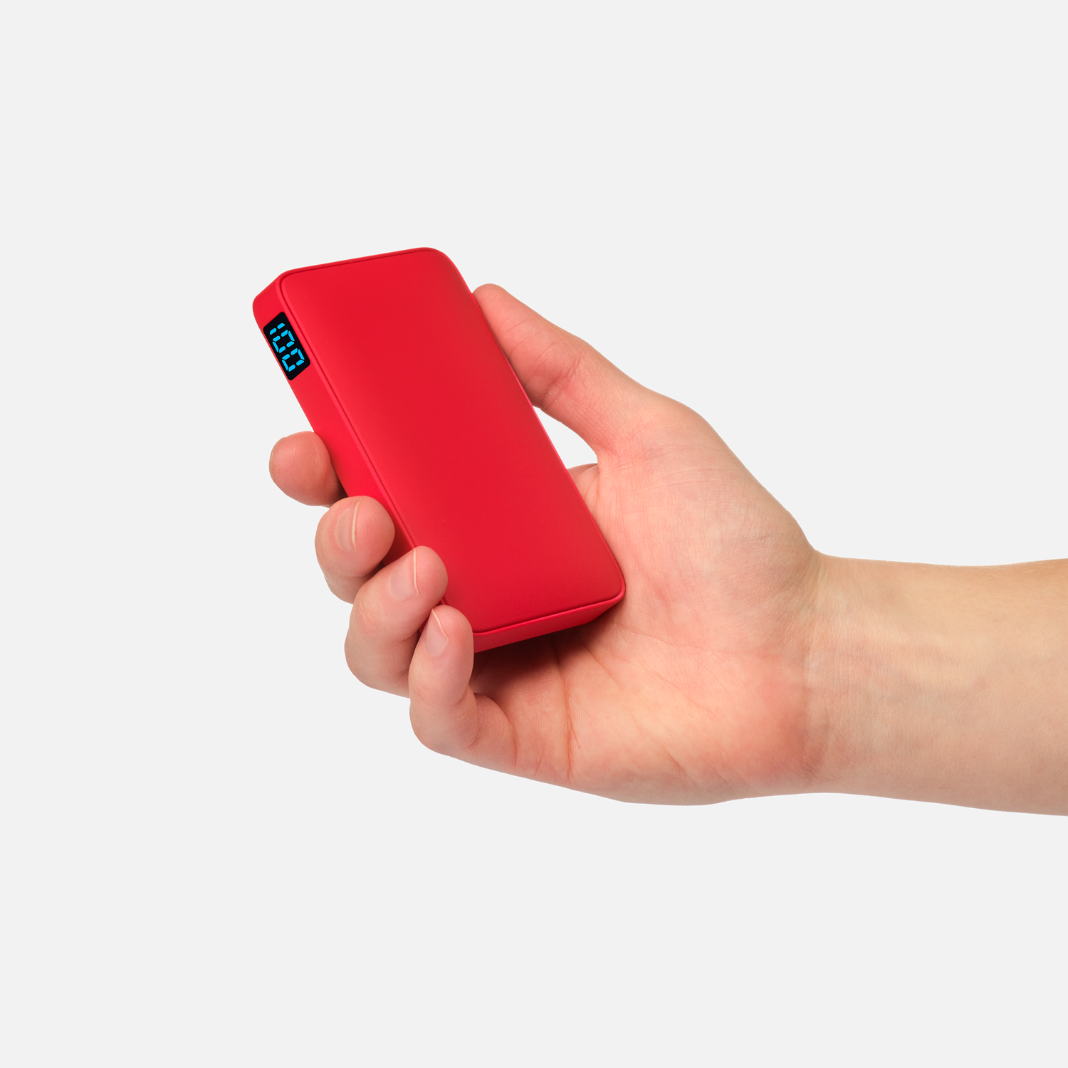 Внешний аккумулятор с подсветкой Анкор (Ancor) 5000 mAh, красный-6