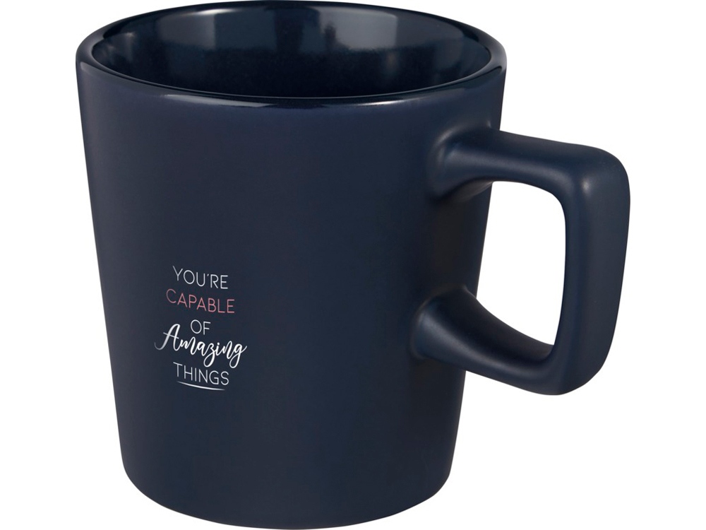 Керамическая кружка Ross объемом 280 мл, темно-синий-3