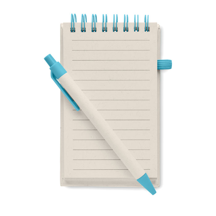 Блокнот A6, бирюзовый-4