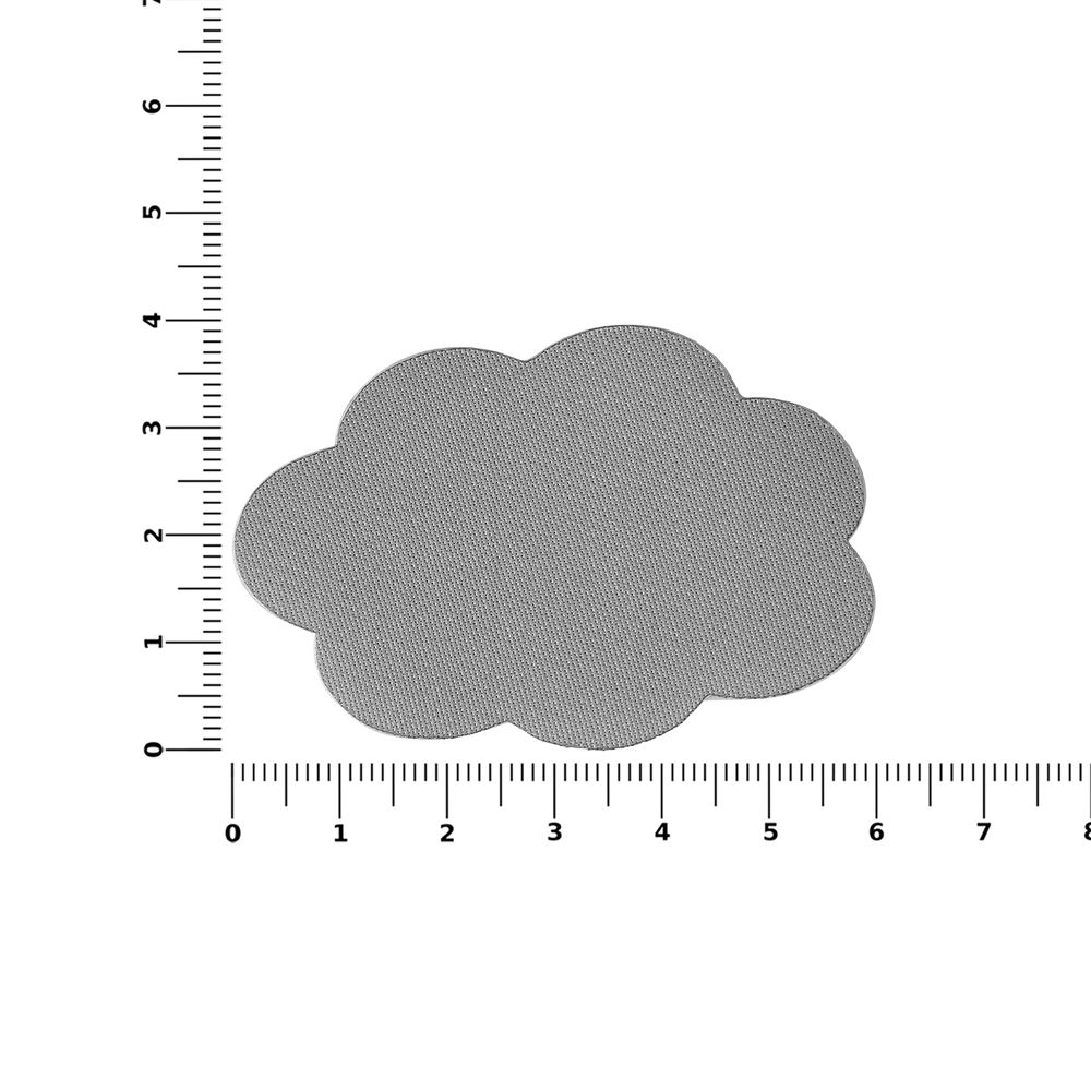 Наклейка тканевая Lunga Calum, L, серая-1