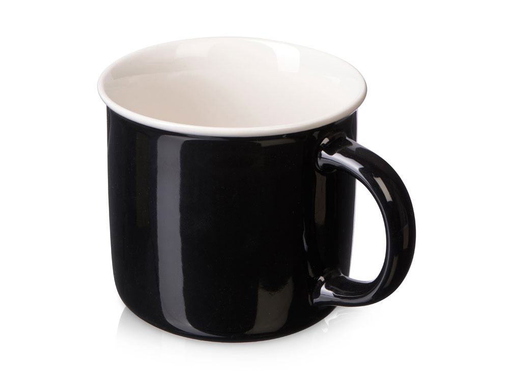 Кружка с каймой Countryside M, черный 410ml-0