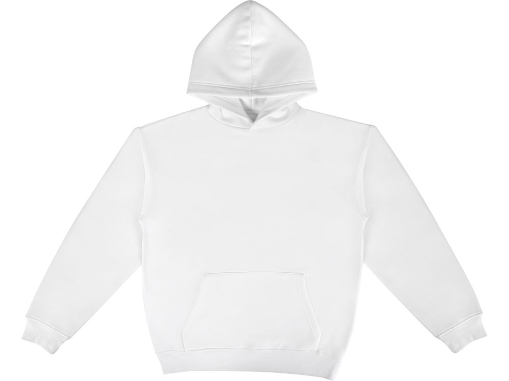 Толстовка с капюшоном оверсайз Berlin унисекс, белый-15
