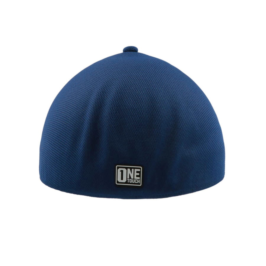 Бейсболка CAP ONE,  без панелей, швов и застежки, темно-синий-3