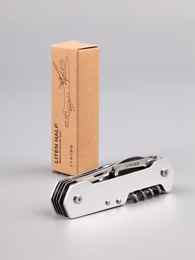 Туристический нож Liten Halp, серебристый-3