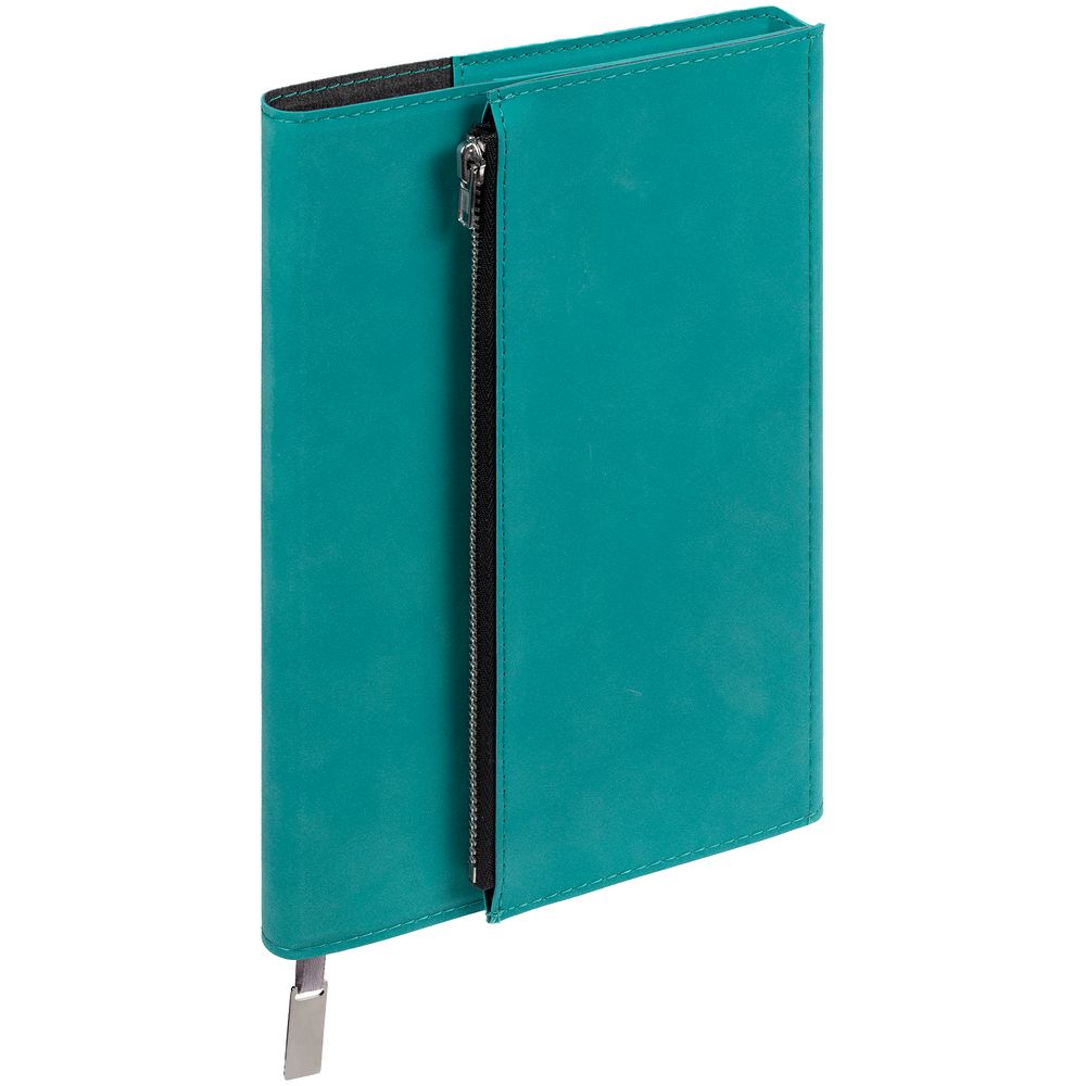 Ежедневник Grace на заказ, недатированный, бирюзовый-2