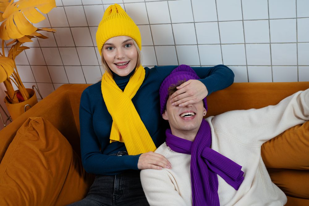 Шарф Yong, фиолетовый-3