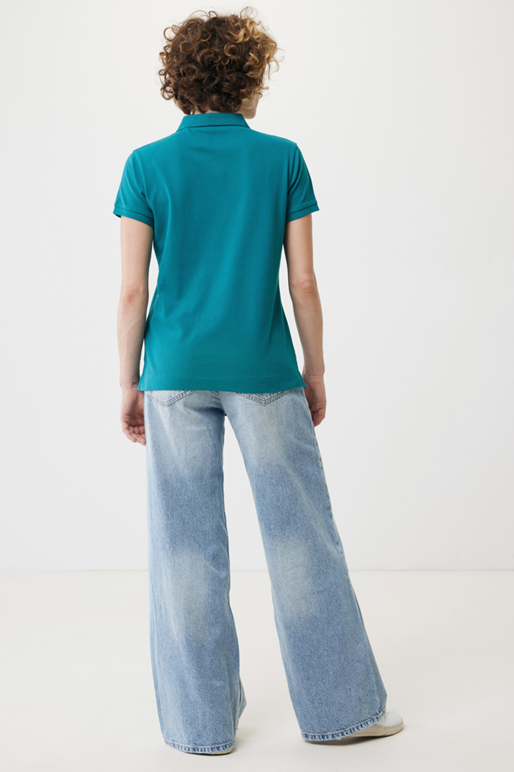 Женская рубашка поло Iqoniq Yosemite из переработанного хлопка-пике, унисекс, 220 г/м²-4