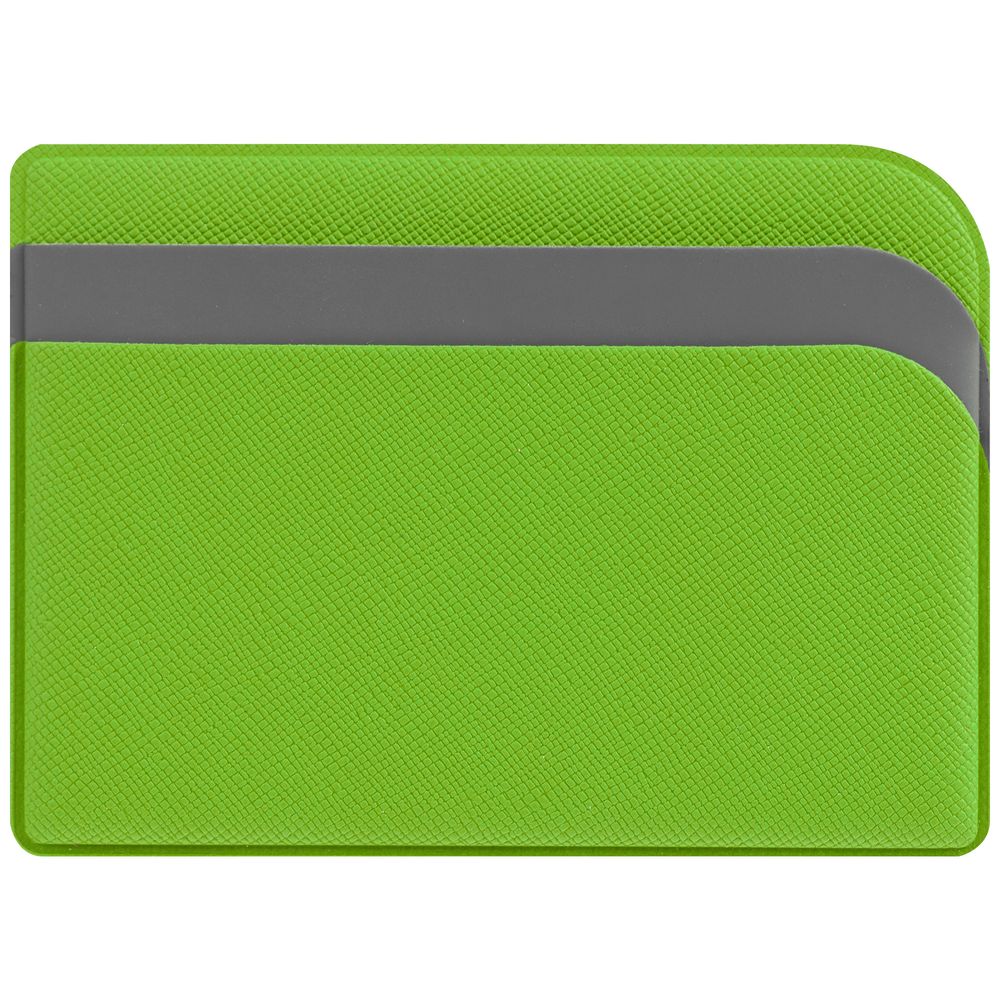 Чехол для карточек Dual, зеленый-0
