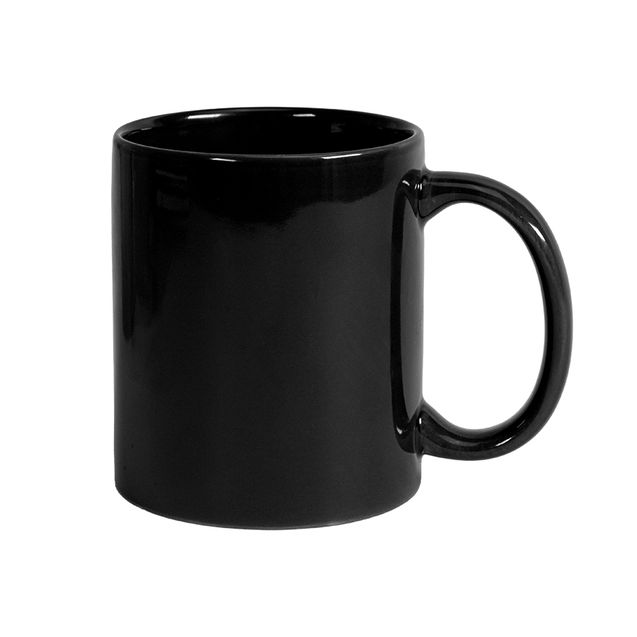 Кружка "DECOL" для деколи, 330 мл, d=82 мм, премиум, черная, черный-0