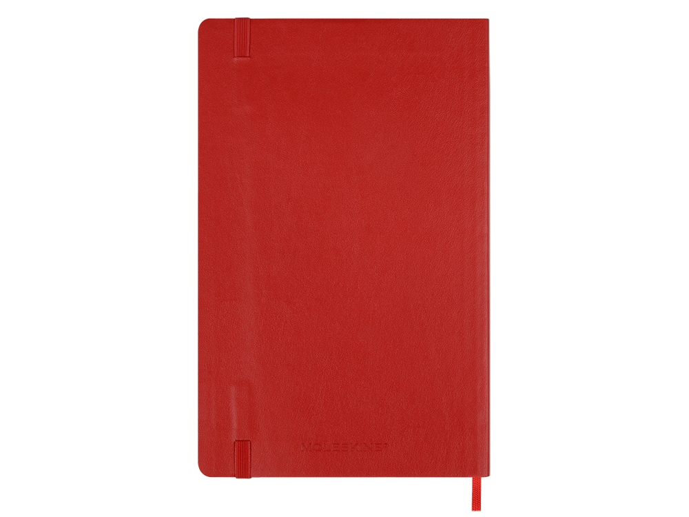 Записная книжка Moleskine Classic Soft (в линейку), Large (13х21см), красный-4