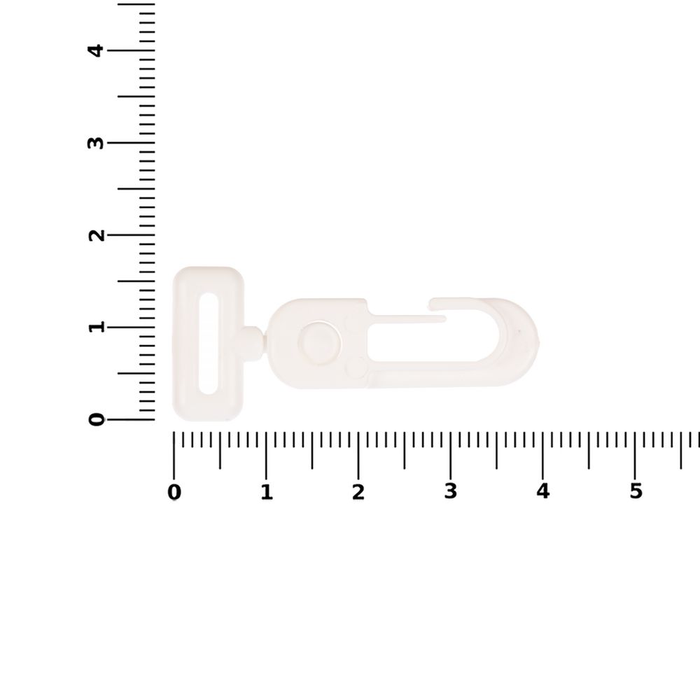 Застежка-карабин Carabine, S, белый-2