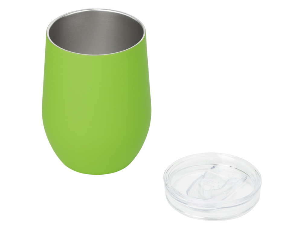 Термокружка Vacuum mug C1, soft touch, 370мл, зеленое яблоко-1