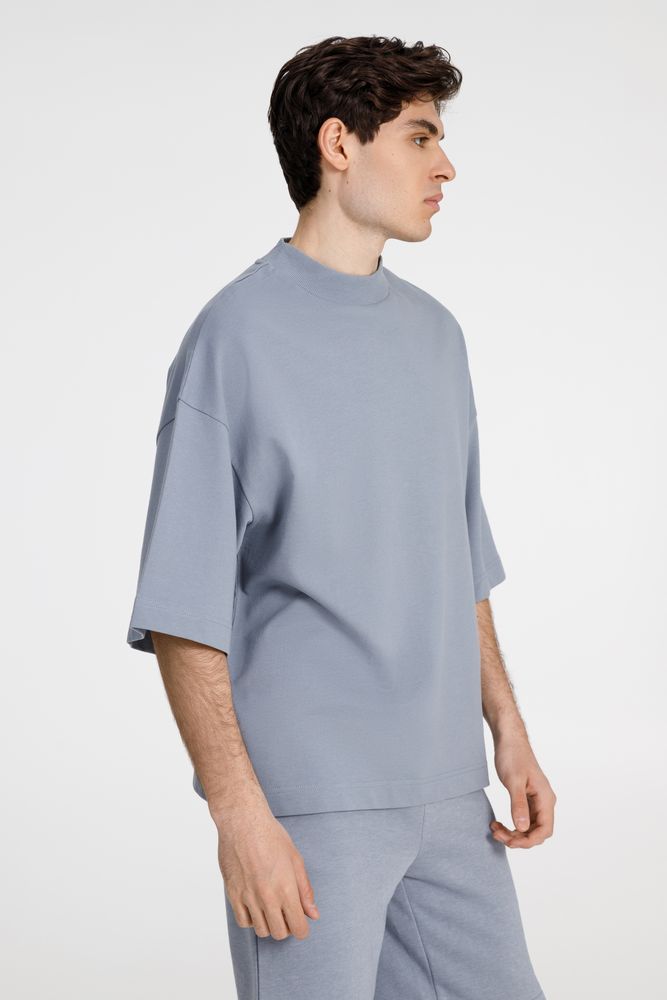 Футболка оверсайз унисекс T9, серая-2