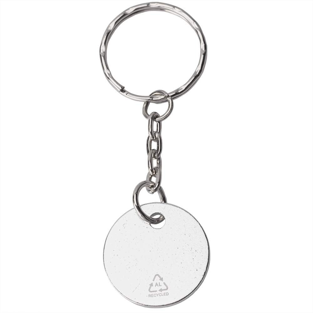 Брелок из переработанного алюминия Salvage, Серебро-2