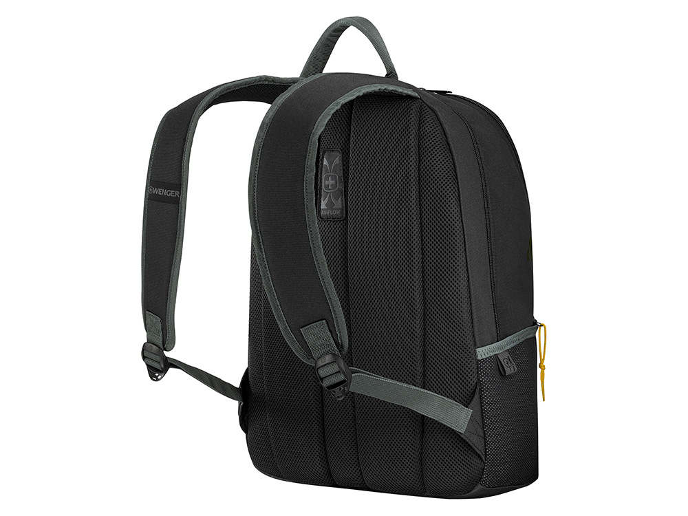 Рюкзак WENGER Trayl 15.6, чёрный, переработанный ПЭТ, 34 x 20 x 45 см, 22 л.-3