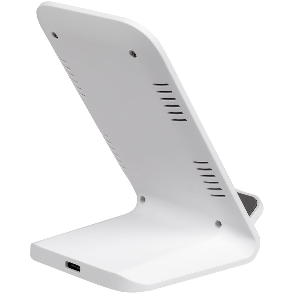 Беспроводное зарядное устройство с быстрой зарядкой Overtop, белое-2
