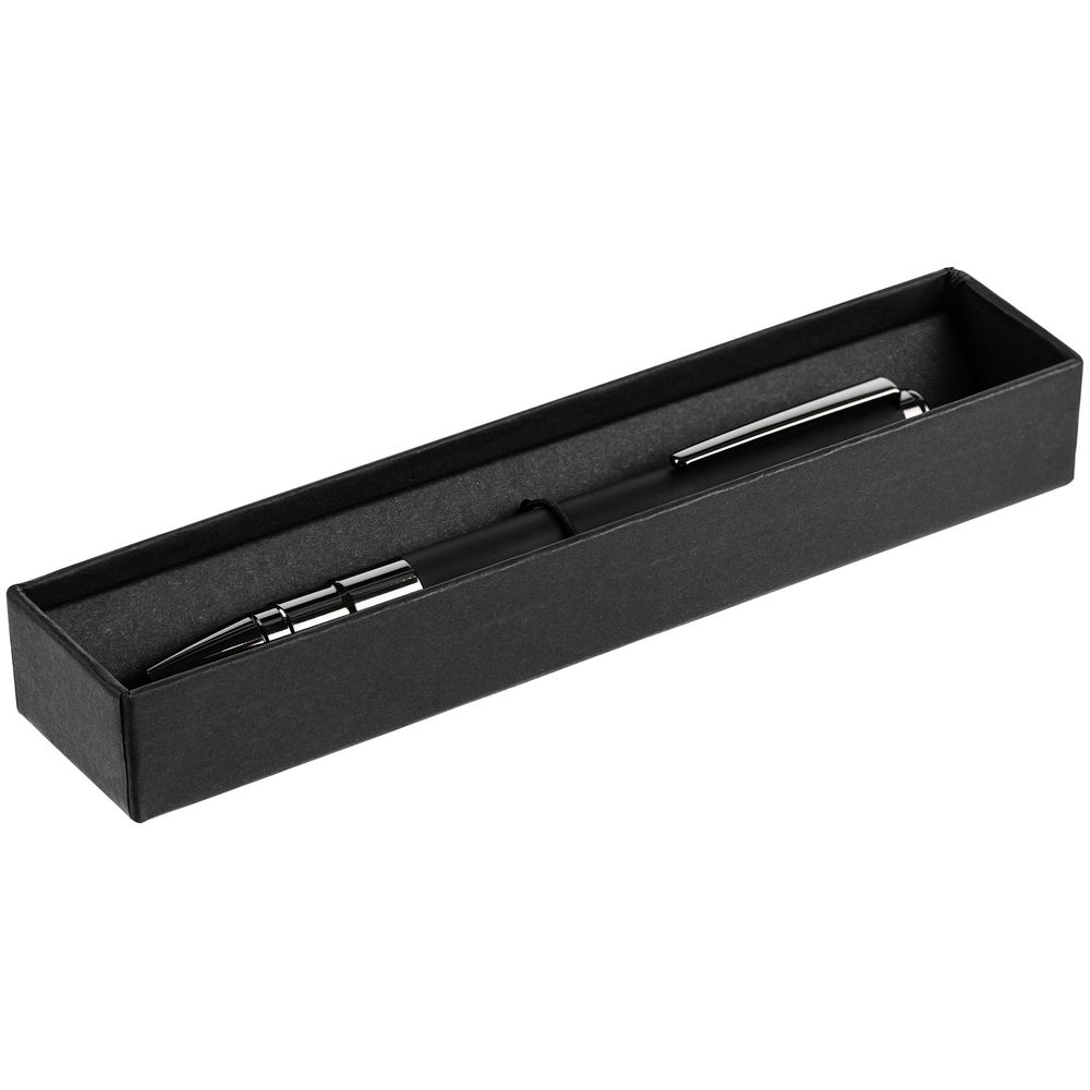 Ручка шариковая Kugel Gunmetal, черная-0