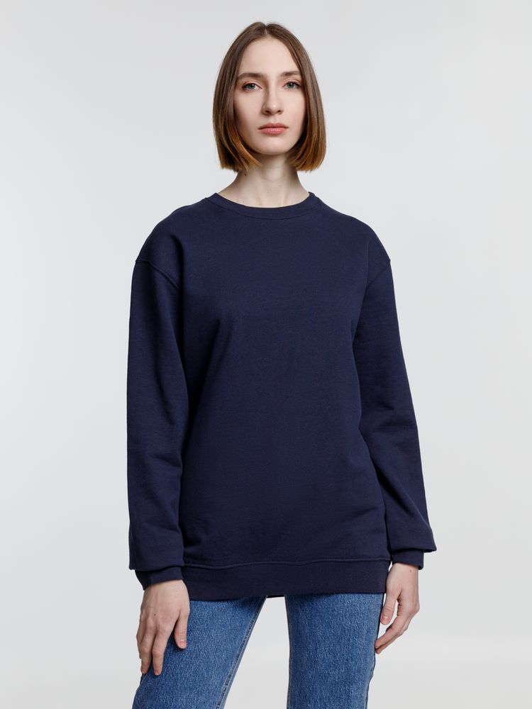 Свитшот унисекс Columbia, темно-синий-4