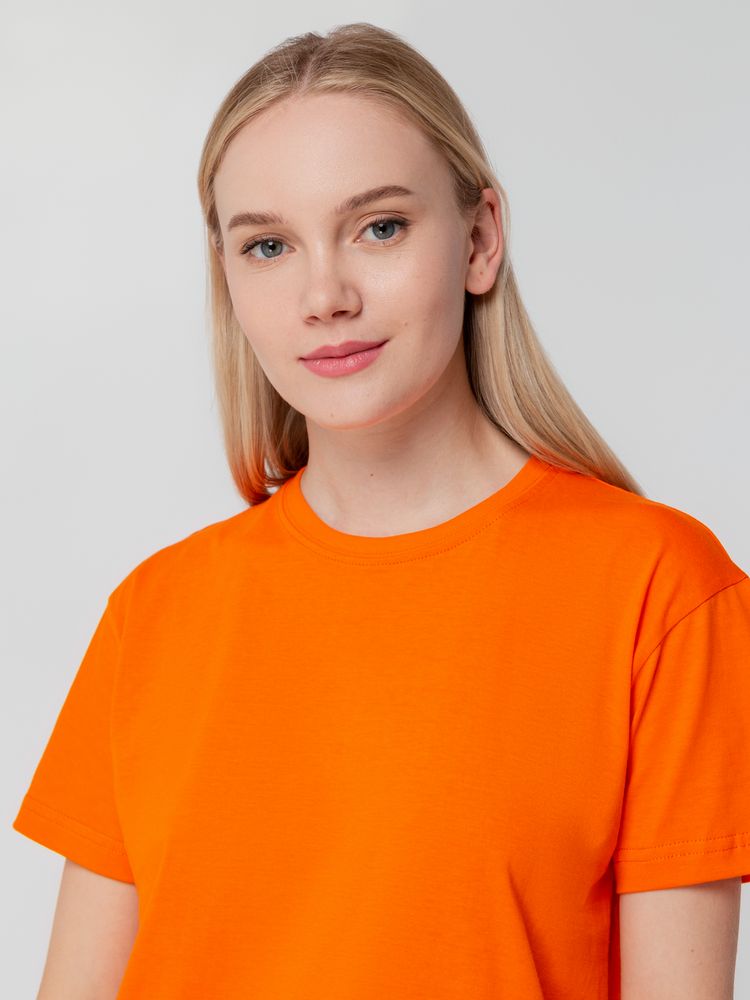 Футболка унисекс T-bolka 140, оранжевая-5