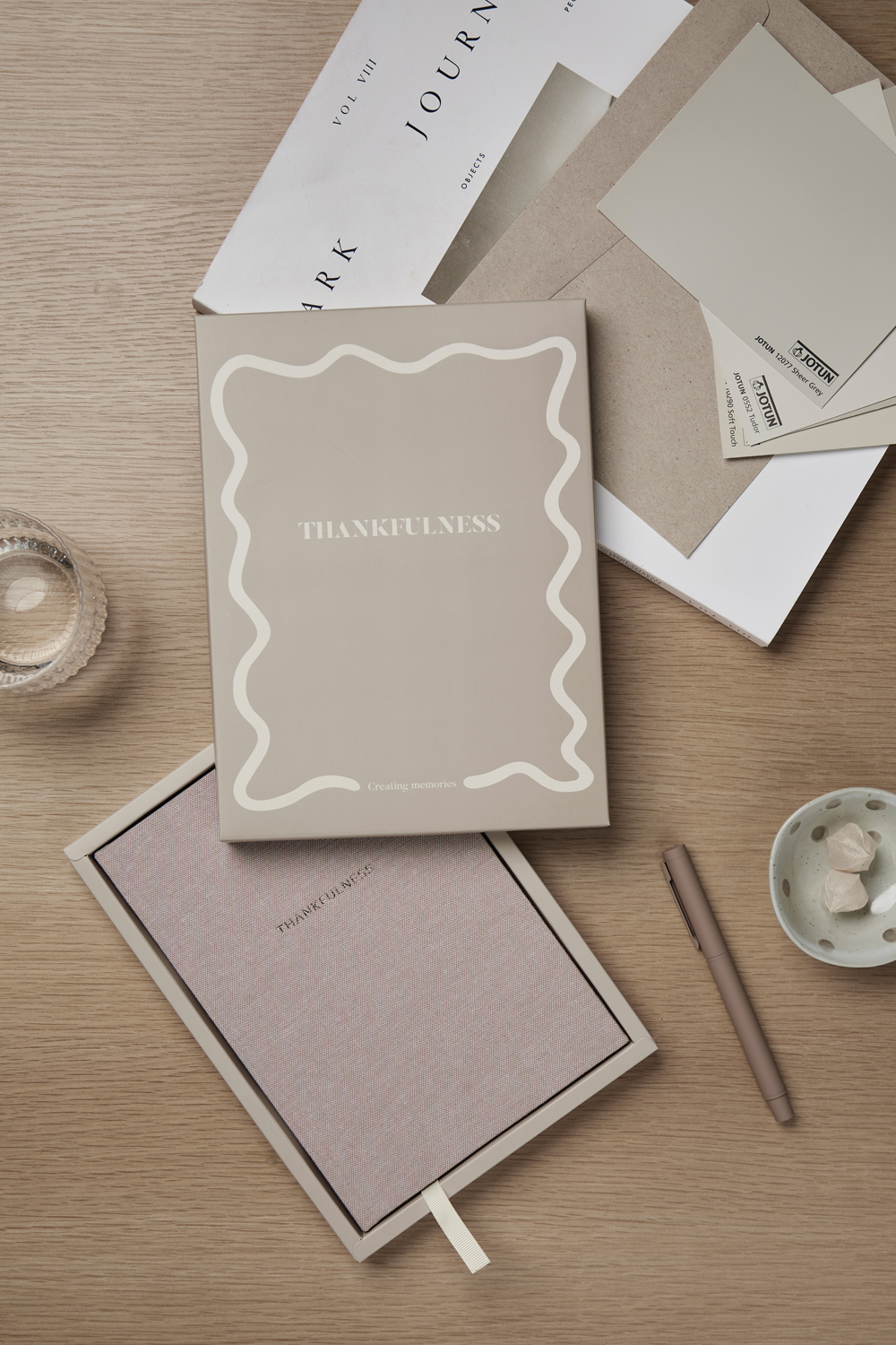 Блокнот VINGA Thankfulness из переработанной бумаги GRS, А5-4